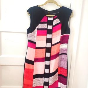 Colorful knee length deess6